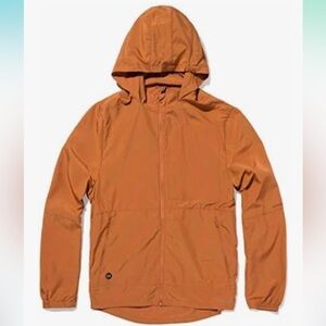 Outerknown Adios Packable Jacket Adobe Orange SIZE SMALL (2)